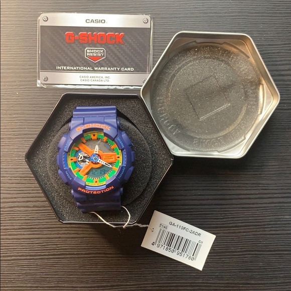 Casio G-Shock GA-110FC-2ADR Crazy Colors - Picture 2 of 3